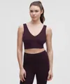 Lululemon Align™ V-neck Bra In Burgundy