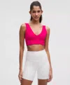 Lululemon Align™ V-neck Bra Light Support, A/b Cup In Pink