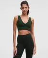 Lululemon Align™ V-neck Bra Light Support, A/b Cup In Green