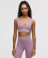 Lululemon Align™ V-neck Bra Light Support, A/b Cup In Purple