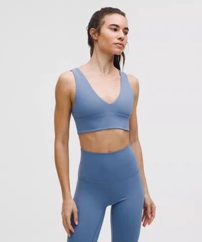 Lululemon Align™ V-neck Bra Light Support, A/b Cup In Blue