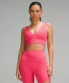 Lululemon Align™ V-neck Bra Light Support, A/b Cup In Pink