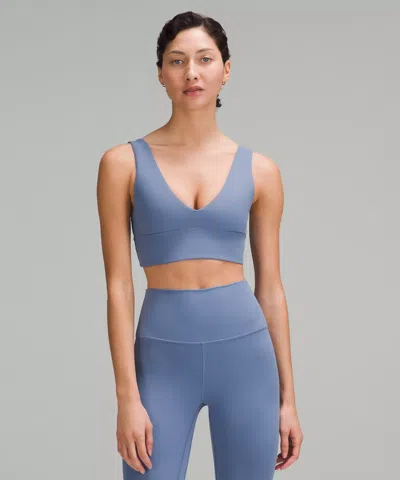 Lululemon Align™ V-neck Bra Light Support, A/b Cup In Blue