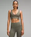 Lululemon Align™ V-neck Bra Light Support, A/b Cup In Green