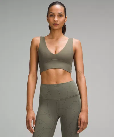 Lululemon Align™ V-neck Bra Light Support, A/b Cup In Green