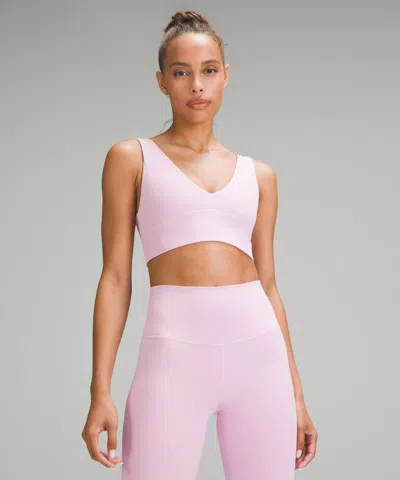 Lululemon Align™ V-neck Bra Light Support, A/b Cup In Pink