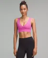 Lululemon Align™ V-neck Bra Light Support, A/b Cup In Pink