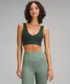 Lululemon Align™ V-neck Bra Light Support, A/b Cup In Green
