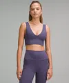 Lululemon Align™ V-neck Bra Light Support, A/b Cup In Blue