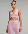 Lululemon Align™ V-neck Bra Light Support, A/b Cup In Pink