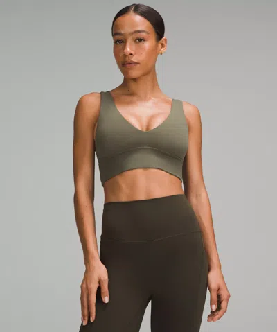 Lululemon Align™ V-neck Bra Light Support, C/d Cup In Green