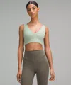 Lululemon Align™ V-neck Bra Light Support, C/d Cup In Green