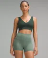 Lululemon Align™ V-neck Bra Light Support, C/d Cup In Green