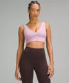 Lululemon Align™ V-neck Bra Light Support, C/d Cup In Pink