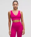 Lululemon Align™ V-neck Bra Light Support, C/d Cup In Pink