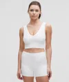Lululemon Align™ V-neck Bra Light Support, Ddd/g Cup In White
