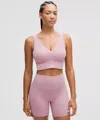 Lululemon Align™ V-neck Bra Light Support, Ddd/g Cup In Pink