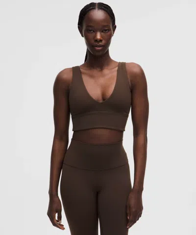 Lululemon Align™ V-neck Bra In Brown