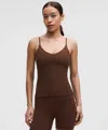 Lululemon Align™ Waist-length Cami Tank Light Support, C/d Cup In Brown