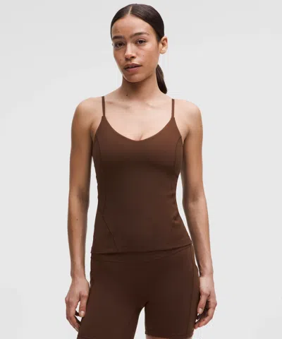 Lululemon Align™ Waist-length Cami Tank Light Support, C/d Cup In Brown
