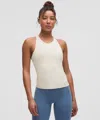 Lululemon Align™ Waist-length Racerback Tank Top In White