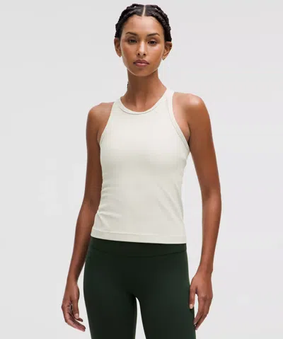 Lululemon Align™ Waist-length Racerback Tank Top In White