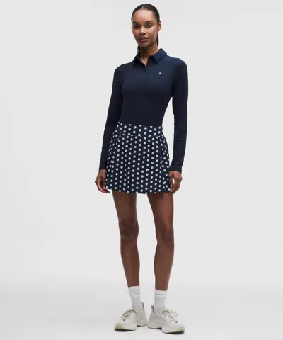 Lululemon A-line Side-pleat Tennis Skirt In Blue