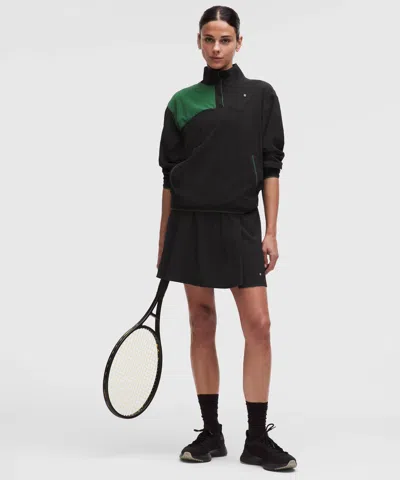 Lululemon A-line Side-pleat Tennis Skirt In Black