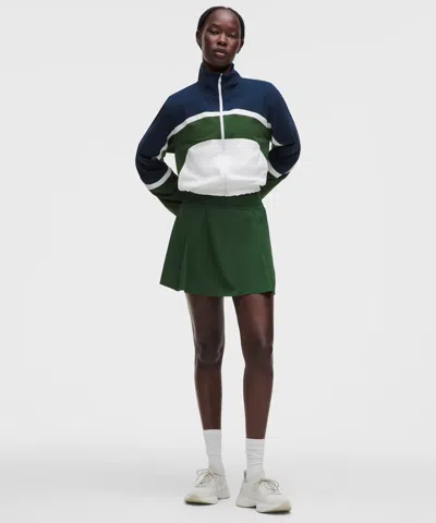 Lululemon A-line Side-pleat Tennis Skirt In Green