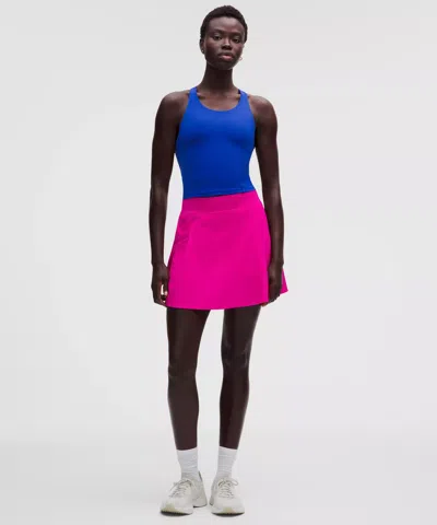 Lululemon A-line Side-pleat Tennis Skirt In Pink