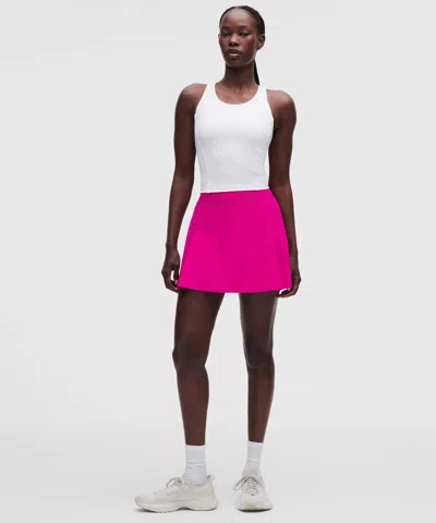 Lululemon A-line Side-pleat Tennis Skirt In Pink
