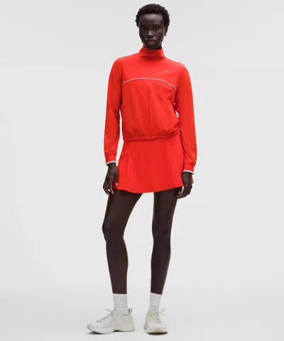 Lululemon A-line Side-pleat Tennis Skirt In Red