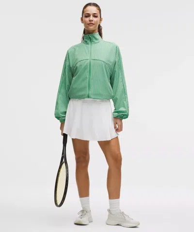 Lululemon A-line Side-pleat Tennis Skirt In White