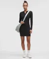Lululemon All Aligned Ribbed Long-sleeve Henley Dress