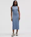 Lululemon All Aligned Ribbed Midi Dress In Blue