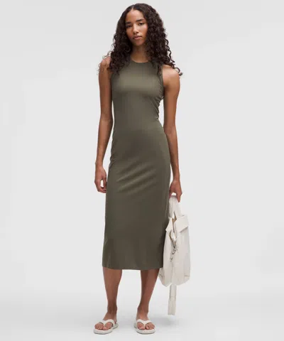 Lululemon All Aligned Ribbed Midi Dress