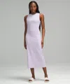 Lululemon All Aligned Ribbed Midi Dress In Multi