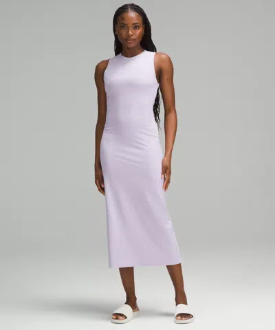 Lululemon All Aligned Ribbed Midi Dress In Multi