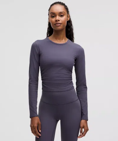 Lululemon All It Takes Back-twist Ribbed Long-sleeve Shirt