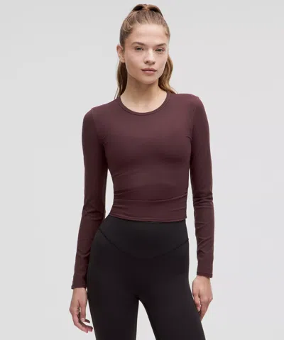 Lululemon All It Takes Back-twist Ribbed Long-sleeve Shirt
