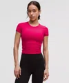 Lululemon All It Takes Back-twist Ribbed Short-sleeve Shirt