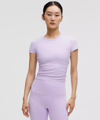 Lululemon All It Takes Back-twist Ribbed Short-sleeve Shirt