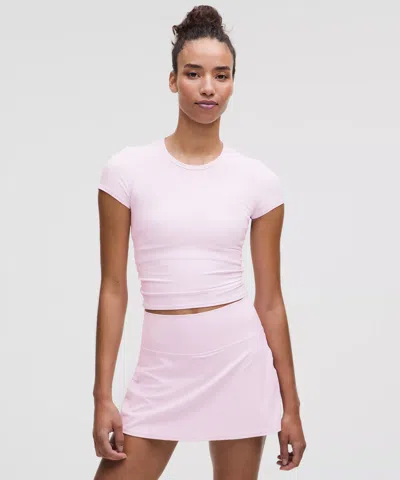 Lululemon All It Takes Back-twist Ribbed Short-sleeve Shirt