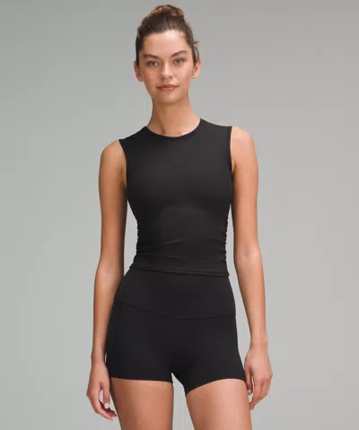 Lululemon All It Takes Back-twist Ribbed Tank Top In Black