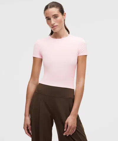 Lululemon All It Takes Ribbed Keyhole Short-sleeve Shirt In Animal Print