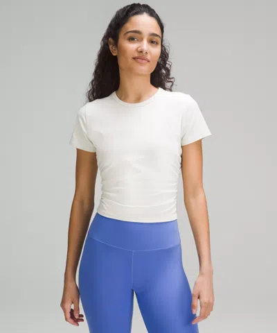 Lululemon All It Takes Ribbed Nulu T-shirt In Neutrals