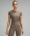Lululemon All It Takes Ribbed Nulu T-shirt In Gray