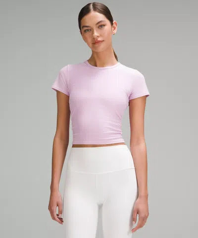 Lululemon All It Takes Ribbed Nulu T-shirt In Pink