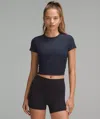 Lululemon All It Takes Ribbed Nulu T-shirt In Blue