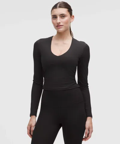 Lululemon All It Takes Ribbed Nulu V-neck Long-sleeve Shirt